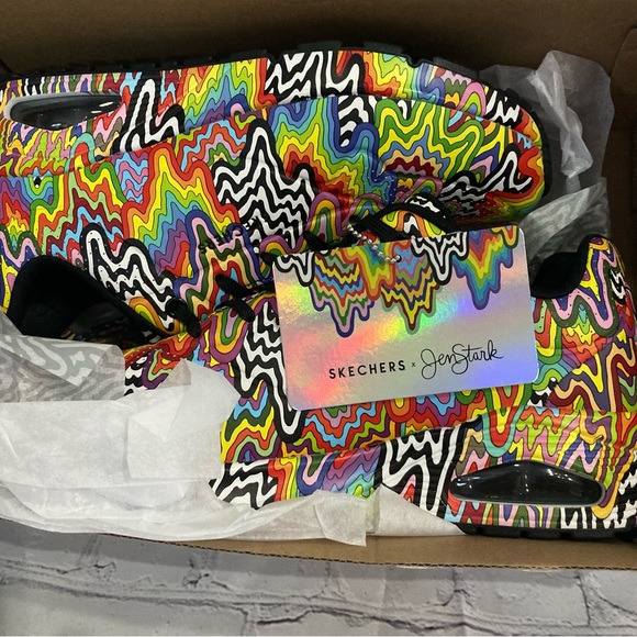 Designer, Jen Stark sketchers; new inbox, RARE! ladies, 7 1/2 US - Picture 2 of 4